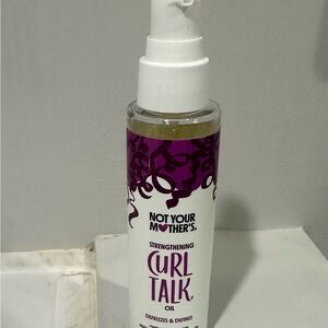 Not Your Mother's Curl Talk Strengthening Oil - Purple and White